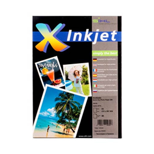 Фотобумага А4,280 г/м2, 50л, быстросохнущая, люстр (0772) SIHL,Германия