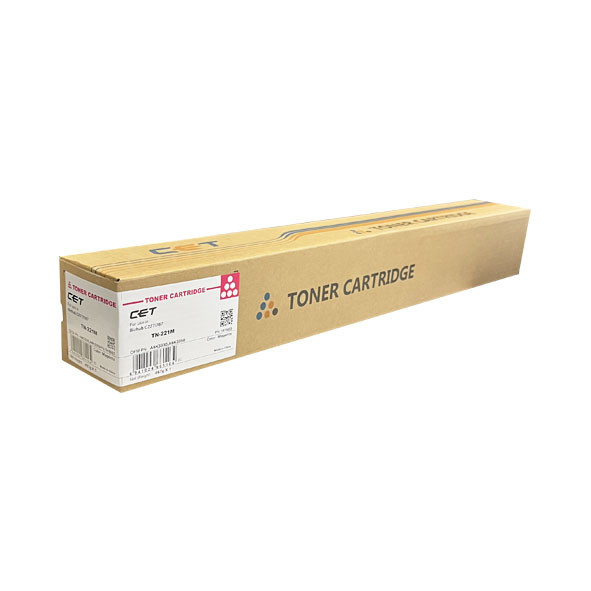 Тонер-картридж для KONICA MINOLTA bizhub C227/C287 (TN-221M) (21K,467г,красный NF8) (CET), CET141603