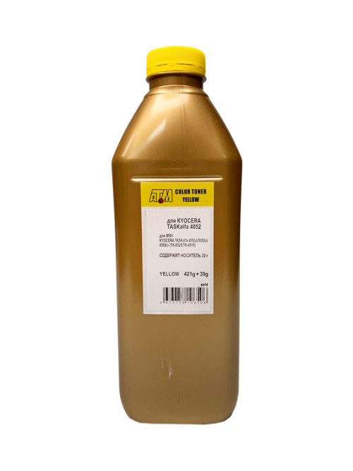 Тонер для KYOCERA TASKalfa 4052ci/5052ci/6052ci (TK-8525/8515) (фл,421+39(носитель),желтый,TOMOEGAWA) Gold ATM