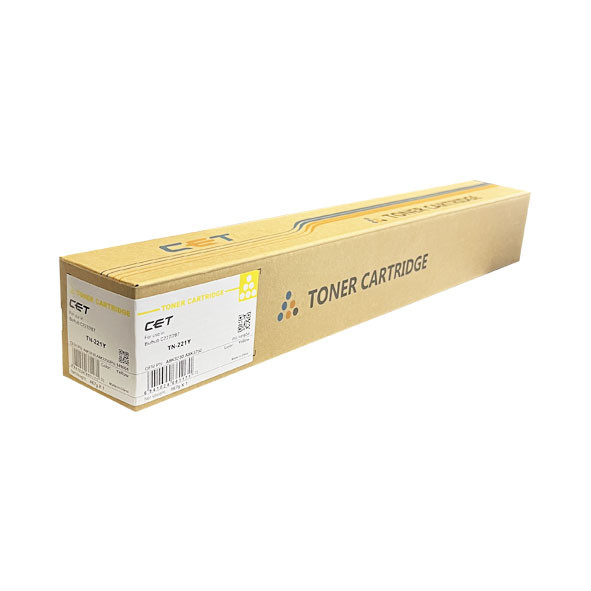 Тонер-картридж для KONICA MINOLTA bizhub C227/C287 (TN-221Y) (NF8) (21K,467г) желтый (CET), CET141604
