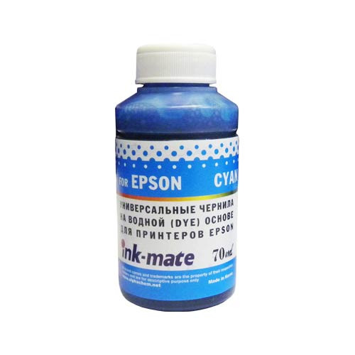 Чернила универсальные для EPSON (70мл, cyan, Dye)  EIM-UC Ink-Mate