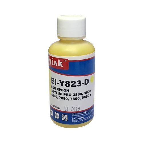 Чернила для EPSON (T0594) St Pro R2400/2880/ 3000/3800/7800/9800/7880/9880 (100мл,yellow, Pigment) EI-Y823-D EverBrite™ MyInk