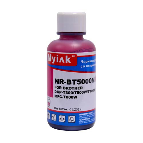 Чернила для Brother InkBenefit Plus DCP-T300/T500/T700/MFC-T800 (100мл,magenta, Dye) BT5000M MyInk