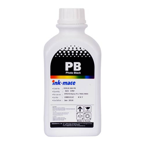 Чернила для EPSON (T6361) St Pro 7900/9900 (500мл, photo black,Pigment) EIM-990PB  Ink-Mate