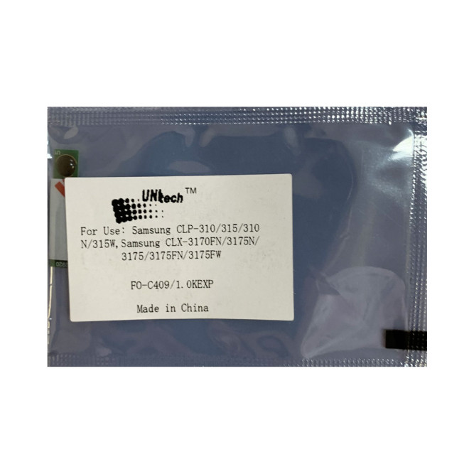 Чип к-жа для Samsung CLP-310/315/CLX-3170 (1K) cyan (CLT-C409S) (type P3S) UNItech(Apex)