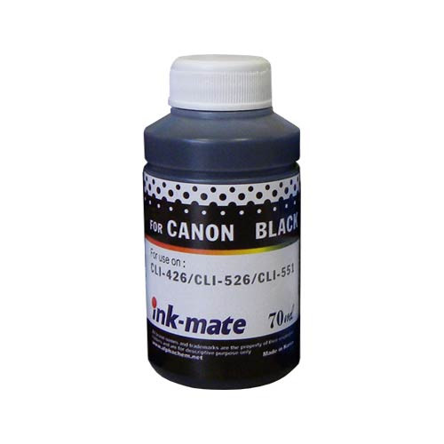 Чернила для canon cli-426bk/cli-526bk/cli-551bk (70мл, black, dye ) cim-720pb ink-mate