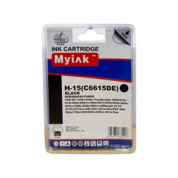 Картридж для ( 15) HP DJ 810C/840С/940 C6615DE (R) Black MyInk