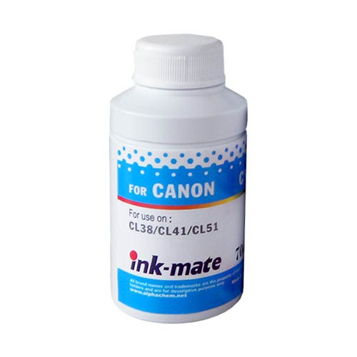Чернила для CANON CL38/CL41/CL51/CLI-8 (70мл, cyan, Dye) CIM-41C Ink-Mate