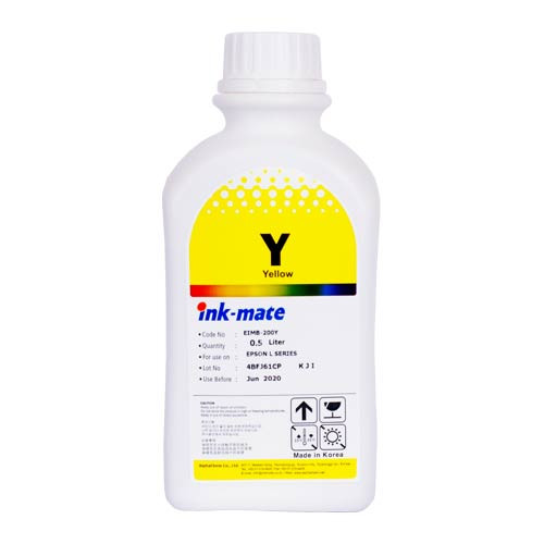 Чернила для EPSON (T6644) L100/ L200 (500мл, yellow, Dye) EIM-200Y Ink-Mate