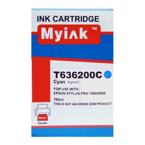 Картридж для (T6362) EPSON St Pro 7900/9900 Cyan (700ml, Pigment) MyInk