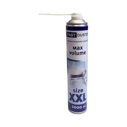 Сжатый газ для удаления пыли и тонера, непереворачиваемый, (800ml/ 395g), аэрозоль, 1000 мл, Fast Duster