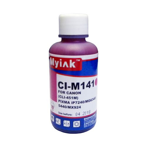 Чернила для canon cli-451m (100мл,magenta dye) ci-m141 gloria™ myink