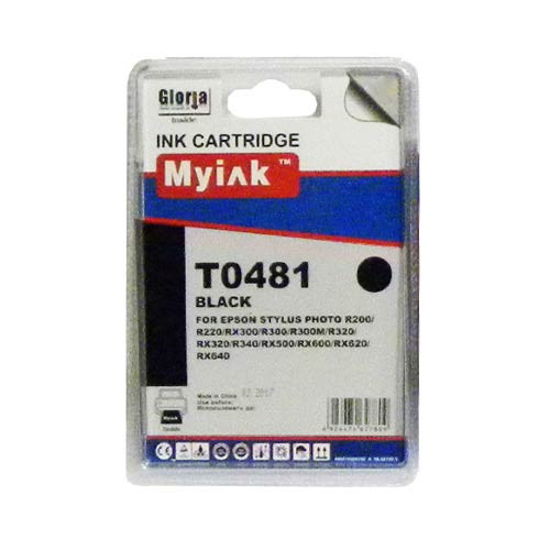 Картридж для (T0481) EPSON R200/300/RX500/600 Black (16ml, Dye) MyInk