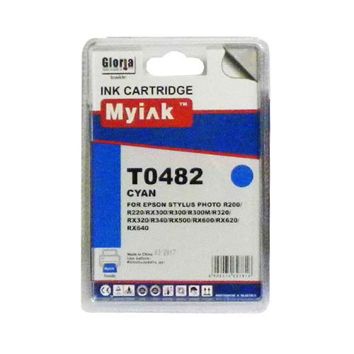 Картридж для (T0482) EPSON R200/300/RX500/600 Cyan (16ml, Dye) MyInk