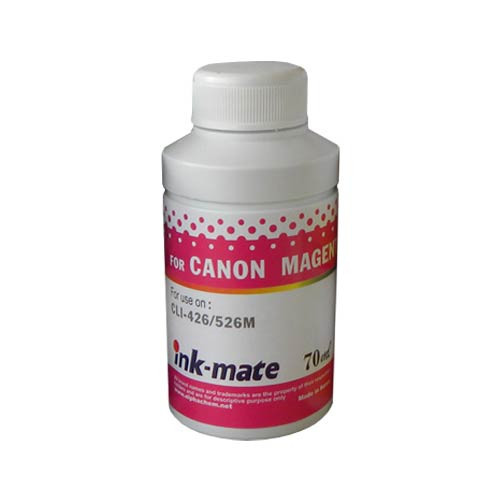 Чернила для canon cli-521m (70мл, magenta, dye) cim-521c ink-mate