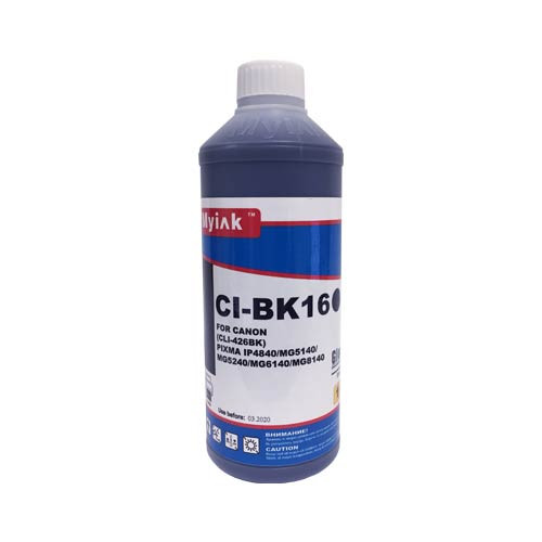 Чернила для canon cli-426/526/726bk (1л,black dye) ci-bk16 gloria™ myink