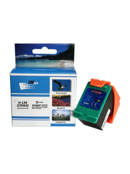 Картридж для (134) HP Photosmart 8153 C9363 (R) Color (14ml) Unijet