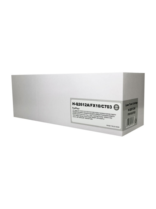 Картридж для HP LJ 1010/1012/1015/3030 Q2612A/CANON MF 4120  FX-10/CANON LBP 2900 Cartridge 703 Universal (2,5K) (compatible)