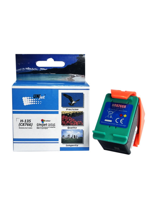 Картридж для (135) HP Photosmart 8153 C8766 (R) Color (14ml) Unijet