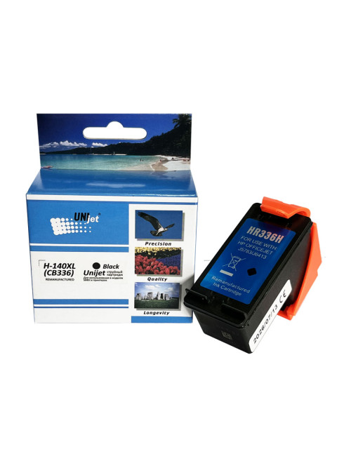 Картридж для (140XL) HP DJ D4263 CB336 (R) Black Unijet