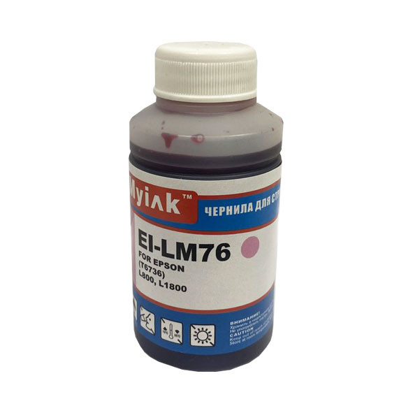 Чернила для EPSON L800/ L805/ L1800  EI-LM76 (70мл, Light Magenta Dye) MyInk