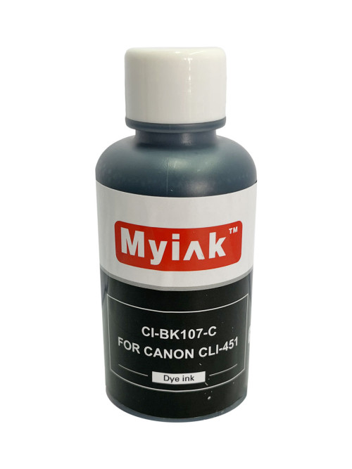 Чернила для CANON CLI-451BK (100мл,black Dye) CI-BK107-C Gloria™ MyInk