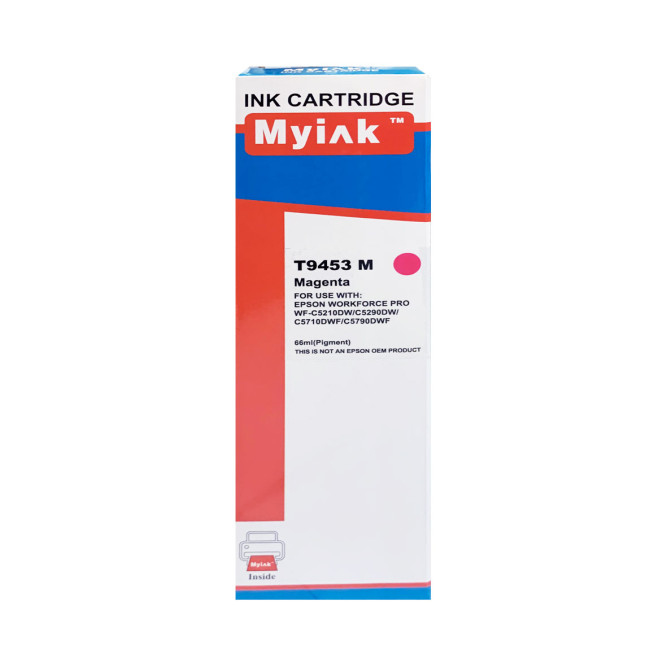 Контейнер  с чернилами для EPSON (T9453) WorkForce WF-C5290DW/WorkForce WF-C5790DWF Magenta (66ml, Pigment) MyInk
