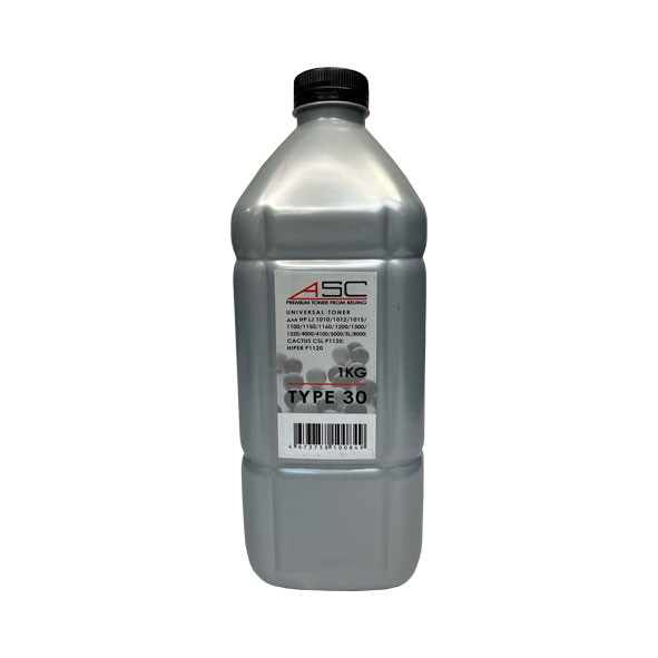 Тонер для HP Универсал тип  30 (фл,1кг,ASC (ASKE-H030)) Silver ATM