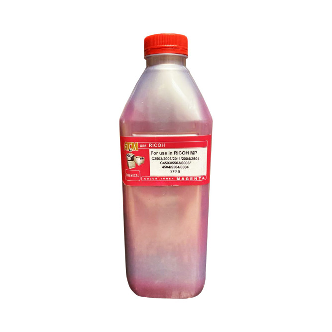 Тонер для RICOH MP C2503/C2003/C2011/C2004/C2504 (фл,270,красный,Chemical) Silver ATM