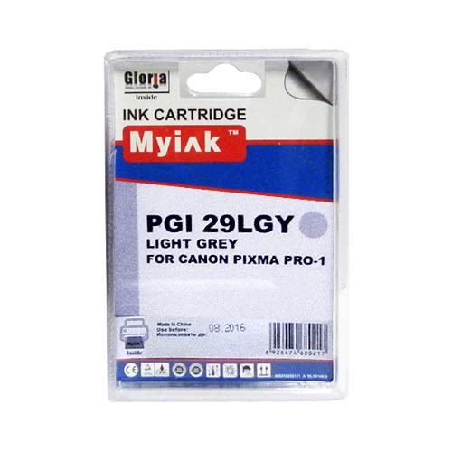 Картридж для CANON PGI-29LGY PIXMA PRO-1 Light Grey MyInk