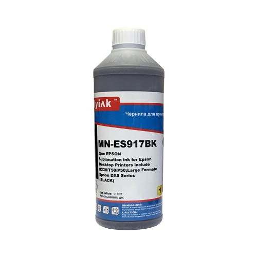 Чернила для EPSON St Photo R230/T50 (1л,black,сублимационные) ES917BK MyInk