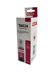 Чернила для EPSON EcoTank (112) (T06C34) L6550/6570/11160/15150/15160 (70мл, magenta,Pigment) MyInk