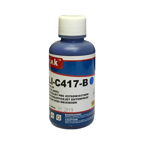 Чернила для HP (971) Officejet Pro X576DW/X476DN/X551DW (100мл,cyan,Pigment) LI-C417-B EverBrite™ MyInk