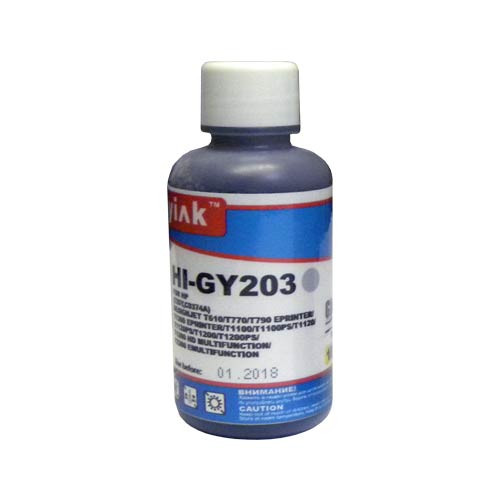 Чернила для (HP 72, HP 727, HP 764) C9374A (100мл,grey, Dye) HI-GY203 Gloria™ MyInk