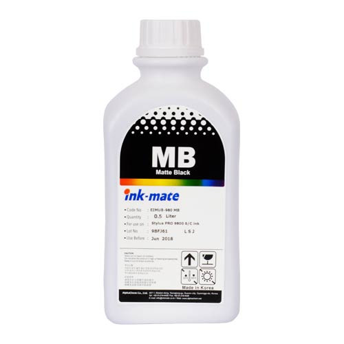 Чернила для EPSON St Pro 7800/9800 (500мл, matte black,Pigment) EIM-980MB Ink-Mate