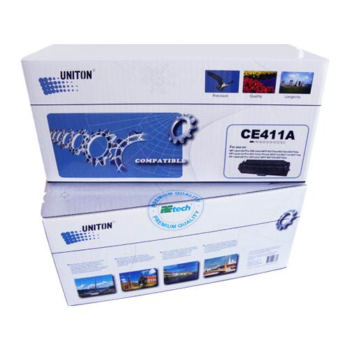 Картридж для HP Color LJ M351/ M451/MFP M375/М475  CE411A (305A) синий (2,6K) UNITON Premium