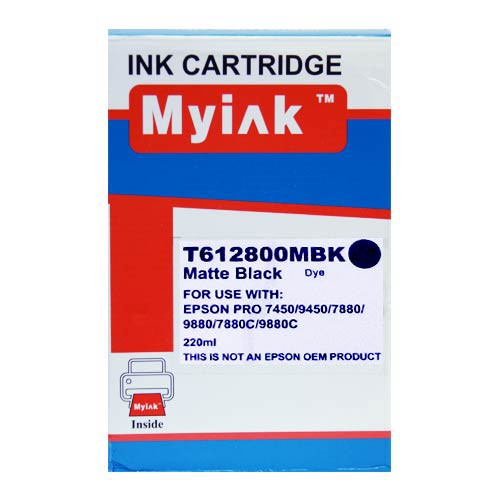 Картридж для (T6128) EPSON St Pro 7450/9450 Matte Black (220ml, Pigment) MyInk