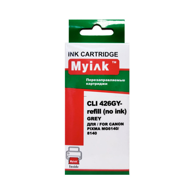 Картридж (БЕЗ ЧЕРНИЛ) ПЗК (CLI-426GY) для Canon Pixma MG6140/8140, автосброс, 1шт MyInk