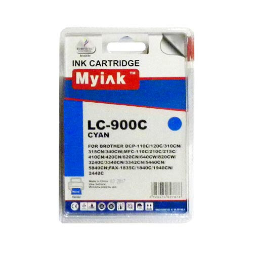 Картридж для Brother DCP-110C/MFC-210C/FAX-1840C (LC900C) Cyan MyInk
