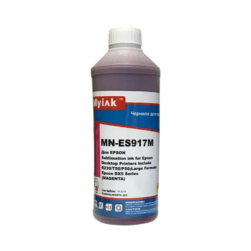 Чернила для EPSON St Photo R230/T50 (1л,magenta,сублимационные) ES917M MyInk