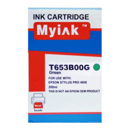 Картридж для (T653B) EPSON St Pro 4900 Green MyInk