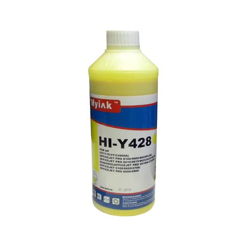 Чернила для hp (933/935/940/951) (1л,yellow,pigment) hi-y428 everbrite™ myink