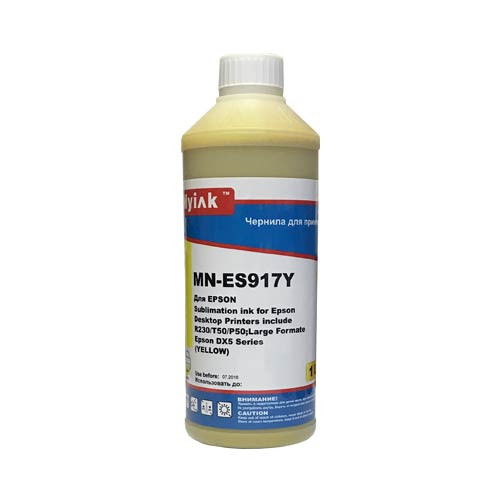 Чернила для EPSON St Photo R230/T50 (1л,yellow,сублимационные) ES917Y MyInk