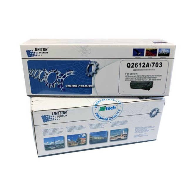 Картридж для HP LJ 1010/1012/1015/3030 Q2612A/CANON MF 4120  FX-10/CANON LBP 2900 Cartridge 703 Universal (2K) UNITON Premium