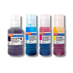 Чернила MyInk для Epson Ecotank L4167, L4266, L4263, L4267, L4268, L4269, L6279, L4165, L6268, L14158, L6168, L4153, L4156, L4169, L6298, L4151 (101/102) пигментные black 1x127мл - водные color 3x70 мл, KeyLock, комплект 4 цвета