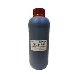 Чернила для CANON (1л,cyan Dye) CI-C117-B (Технологическая упаковка для СЦ)