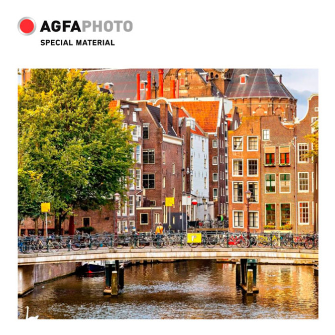 Фотобумага микропористая A4, 260 г/м2, 10л, БЛЕСК, AGFA