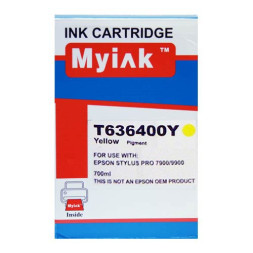 Картридж для (T6364) EPSON St Pro 7900/9900 Yellow (700ml, Pigment) MyInk