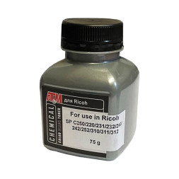 Тонер для RICOH SP C250 (фл,75,черный ,Chemical) Silver ATM
