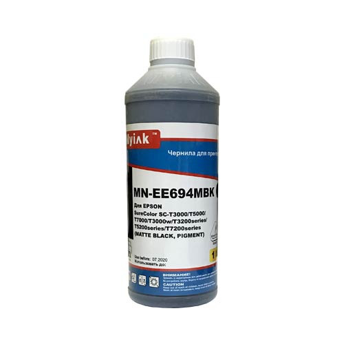 Чернила для EPSON (T6945) SC-T3000/T5000/T7000//T3200/T5200/T7200 (1л, matte black, Pigment) EE694MBK MyInk